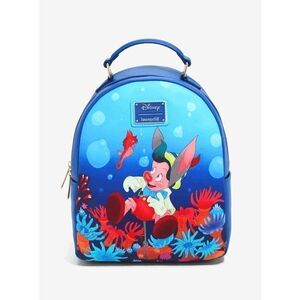 Loungefly Disney Pinocchio Underwater Coral Reef Backpack
